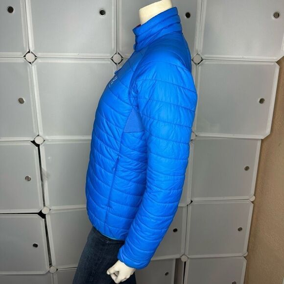 Haglofs Silversea Insulated Down Quilted Blue Puffer Jacket Size Small - Picture 10 of 11